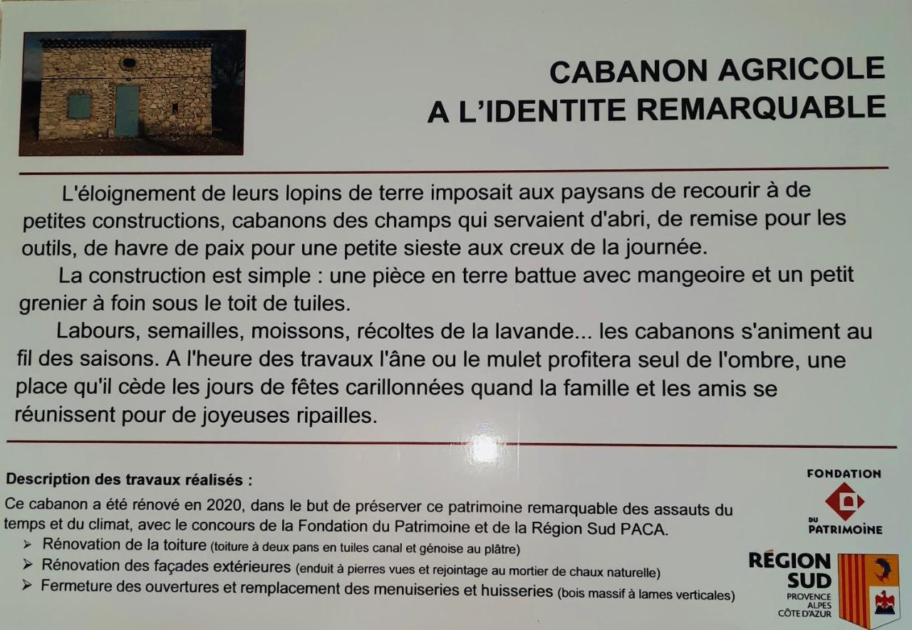 Le Cabanon Des Lavandes Entre Mont Ventoux Et Luberon Sault-de-Vaucluse Luaran gambar